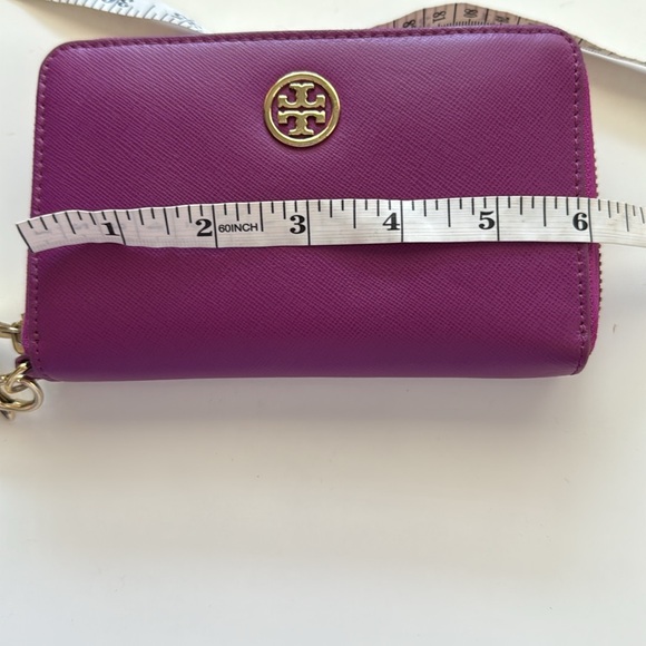 EUC Tory Burch Dena Leather Zip Continental Clutch Wallet - Picture 5 of 9